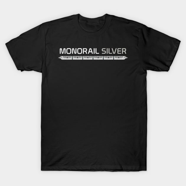 Monorail Silver T-Shirt by Tomorrowland Arcade